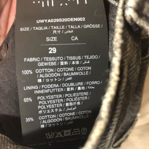 Unravel Project Sz 29 Black Distressed Baggy Jean - Picture 8 of 9